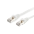 Kép 1/3 - Equip Kábel - 606001 (S/FTP patch kábel, CAT6A, LSOH, PoE/PoE+ támogatás, fehér, 0,25m)