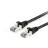 Kép 1/3 - Equip Kábel - 606101 (S/FTP patch kábel, CAT6A, LSOH, PoE/PoE+ támogatás, fekete, 0,25m)