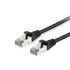 Kép 1/3 - Equip Kábel - 606102 (S/FTP patch kábel, CAT6A, LSOH, PoE/PoE+ támogatás, fekete, 0,5m)