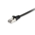 Kép 4/4 - Equip Kábel - 606103 (S/FTP patch kábel, CAT6A, LSOH, PoE/PoE+ támogatás, fekete, 1m)