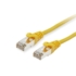 Kép 1/3 - Equip Kábel - 606301 (S/FTP patch kábel, CAT6A, LSOH, PoE/PoE+ támogatás, sárga, 0,25m)