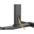 Kép 4/12 - Equip TV/Monitor állvány - 650607 (32"-55", dönthető, állítható magasság, gurulós, Max.:35kg, fekete)