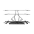 Kép 6/8 - Equip TV Fali konzol - 650335 (37"-80", Max.: 60kg, dönthető, forgatható, fekete)