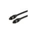 Kép 1/4 - Equip kábel - 147921 (Toslink(optikai),  SPDIF, apa/apa, aranyozott csatlakozó, fekete, 1,8m)