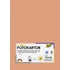 Dekorkarton, 2 oldalas, A4, 300 g, 50 lap, FOLIA, lazacszínű