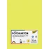 Dekorkarton, 2 oldalas, A4, 300 g, 50 lap, FOLIA, limezöld