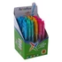Golyóstoll, 0,25mm, nyomógombos, vegyes test, FLEXOFFICE 