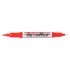 Alkoholos marker, 0,4/1,0 mm, kúpos, kétvégű, FLEXOFFICE 