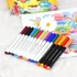 Kép 2/2 - Filctoll készlet, kimosható, COLOKIT "Washable Markers" 12 különböző készlet