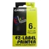 Kép 3/3 - Feliratozógép szalag XR-6YW1 6mmx8m Casio sárga/fekete