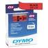 Kép 4/4 - Feliratozógép szalag, 19 mm x 7 m, DYMO "D1", piros-fekete