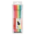 Kép 3/3 - Rostirón készlet, 1 mm, STABILO "Pen 68", 6 neon szín