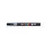 Kép 4/4 - Dekormarker, 0,9-1,3 mm, UNI "Posca PC-3M", szürke