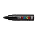 Kép 2/3 - Dekormarker, 4,5-5,5 mm, UNI "Posca PC-7M", fekete