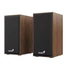 Kép 2/6 - Hangszóró, 2.0, 6W, USB táp, fa burkolat, GENIUS "SP-HF180", barna