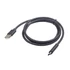 Gembird CCP-USB2-AMCM-6 USB2.0 AM to Type-C cable 1,8m Black