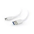 Kép 5/7 - Gembird CCP-USB3-AMCM-1M-W USB3.0 AM to Type-C cable 1m White