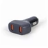 Kép 6/10 - Gembird TA-U2QC3-CAR-01 2port USB Car Fast Charger QC3.0 36W Black