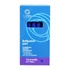 Kép 4/9 - Golyóstoll 0,7mm, gumírozott kék átlátszó test, Bluering® , írásszín kék