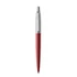 Kép 1/6 - Golyóstoll Kensington piros/fém test, ezüst klipsz 1953187 Parker Royal Jotter, írásszín kék
