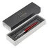Kép 6/6 - Golyóstoll Kensington piros/fém test, ezüst klipsz 1953187 Parker Royal Jotter, írásszín kék