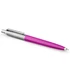 Kép 2/4 - Golyóstoll, 0,7 mm, ezüst színű klip, magenta tolltest, PARKER "Royal Jotter Originals", kék