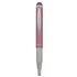 Kép 1/3 - Golyóstoll, 0,24 mm, teleszkópos, rozsdamentes acél, pink tolltest, ZEBRA "Telescopic Metal Stylus", kék