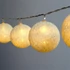 Kép 1/3 - Iris Gömb alakú 6cm/színes fonott/3m/meleg fehér/20db LED-es/USB-s fénydekoráció
