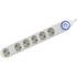 Kép 1/2 - Home NV 06TK-5/WH/1,5 6 aljzat 5méter 3x1,5 mm2 fehér lábkapcsolós elosztó