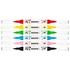 Dekormarker készlet, akril, 1-2 mm, kétvégű, KORES 
