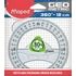 Szögmérő, műanyag, 360°, MAPED 