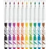 Filctoll készlet, kimosható, ecsetjellegű, MAPED „Color ’Peps Brush”, 10 különböző szín