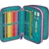 Tolltartó, töltött, 2 emeletes, cipzáras, MAPED, unikornis