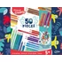 Színezőkészlet, írószertartóval, MAPED CREATIV, 50 darabos