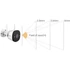 Kép 4/9 - IMOU IPC-F22FEP, Bullet 2E, 2MP, kültéri, Full color, LED30m, mikrofon, 12VDC, IP wifi csőkamera