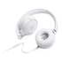 Kép 2/5 - JBL T500WHT mikrofonos fehér fejhallgató