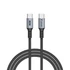 USB kábel, USB-C - USB-C, 1,2 m, 60W, VERBATIM, fekete