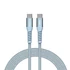 USB kábel, USB-C - USB-C, 1,2 m, 60W, mágneses, VERBATIM, kék