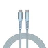USB kábel, USB-C - USB-C, 1,2 m, 100W, mágneses, VERBATIM, kék