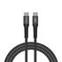 USB kábel, USB-C - USB-C, 1,2 m, 60W, mágneses, VERBATIM, fekete