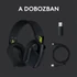 Kép 10/16 - Logitech G435 Lightspeed Wireless fekete gamer headset