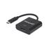 Kép 1/2 - Manhattan Kábel átalakító - USB-C 3.1 to DisplayPort (3840x2160p@30Hz, 4K, Full HD, UHD)