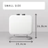 Kép 5/6 - Mill CUS1800MECWA Compact 1800W fehér fűtőventilátor