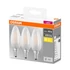 Kép 3/4 - Osram Base matt üveg búra/4W/470lm/2700K/E14 LED gyertya izzó 3 db