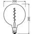 Kép 3/6 - Osram Vintage átlátszó üveg búra/5W/300lm/2000K/E27 LED gömb izzó