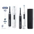 Kép 4/5 - Oral-B iO Series 5 2 db-os matt fekete+fehér elektromos fogkefe szett