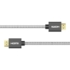 Kép 4/5 - Orico Kábel - HD501-10 (HDMI2.0 kábel apa/apa, 4K/30Hz, aranyozott, harisnyázott, 1m)