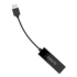 Kép 2/6 - Orico kábel átalakító - UTJ-U2-BK (USB-A2.0 to RJ-45, 10cm kábel, fekete)