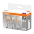 Kép 2/2 - Osram Base átlátszó üveg búra/7W/806lm/2700K/E27/dobozos LED körte izzó 3 db