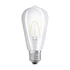Kép 1/3 - Osram Star átlátszó üveg búra/2,5W/250lm/2700K/E27 LED Edison körte izzó